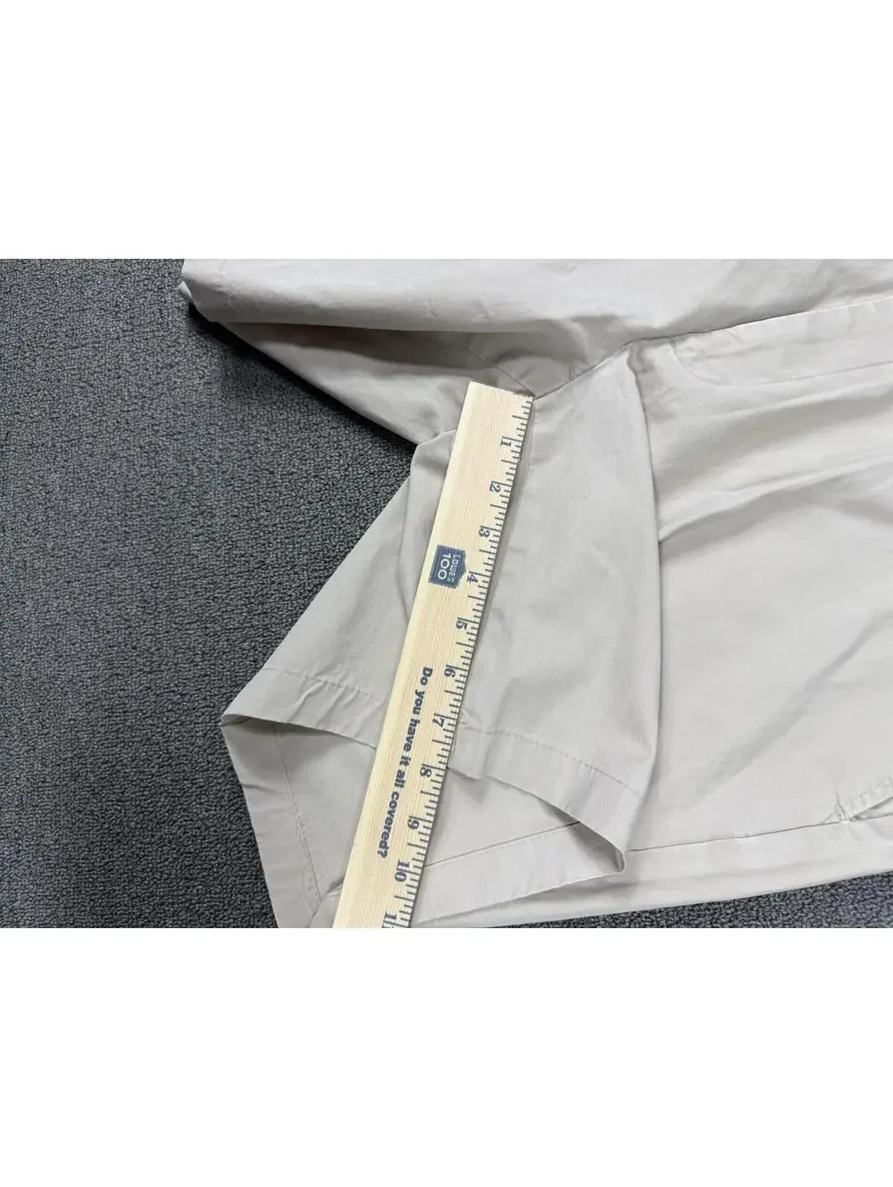 Brooks Brothers "346" Men's 38  Khaki Shorts 100% Cotton Flat Front Preppy - Picture 8 of 8